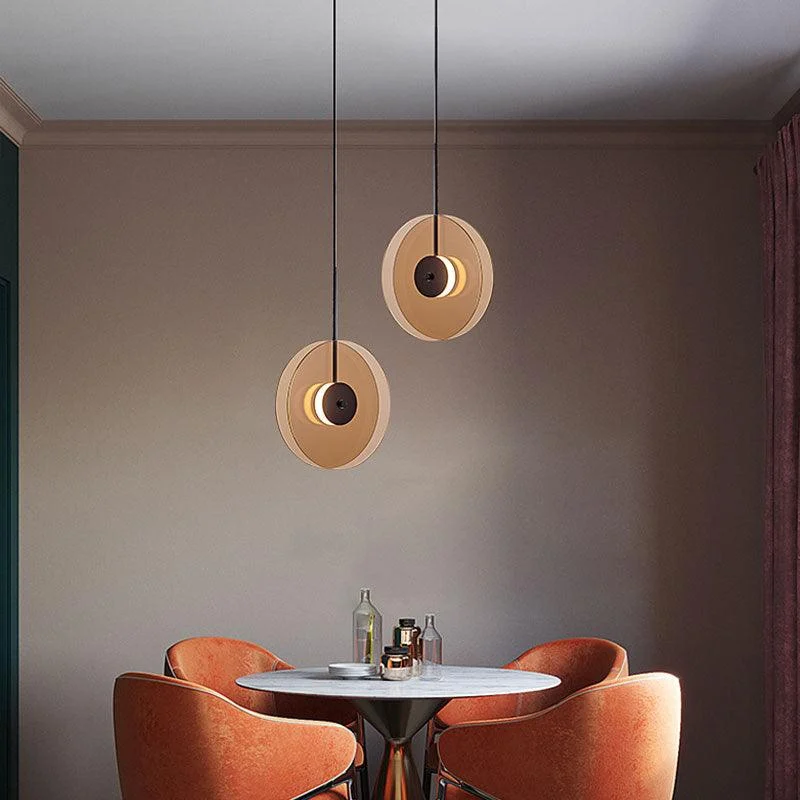 Homeko Glass Disk Pendant Light -