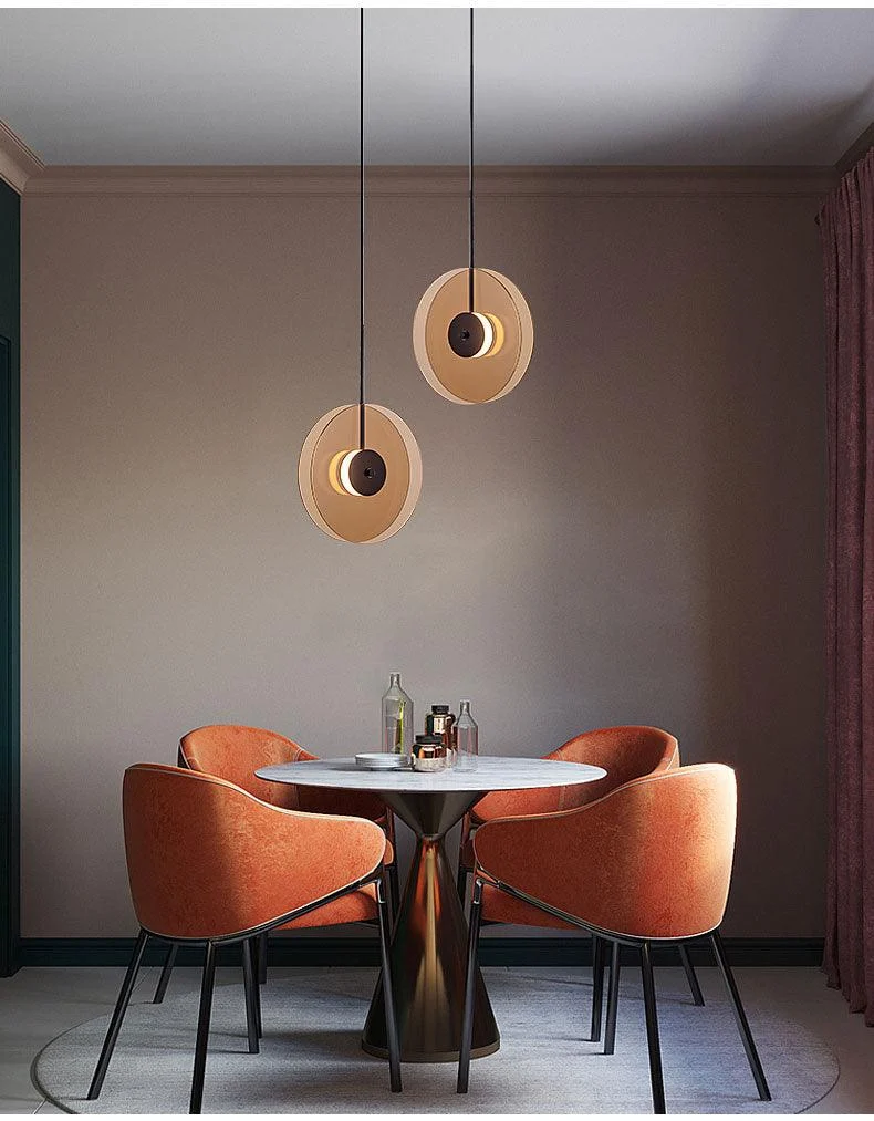 Homeko Glass Disk Pendant Light -