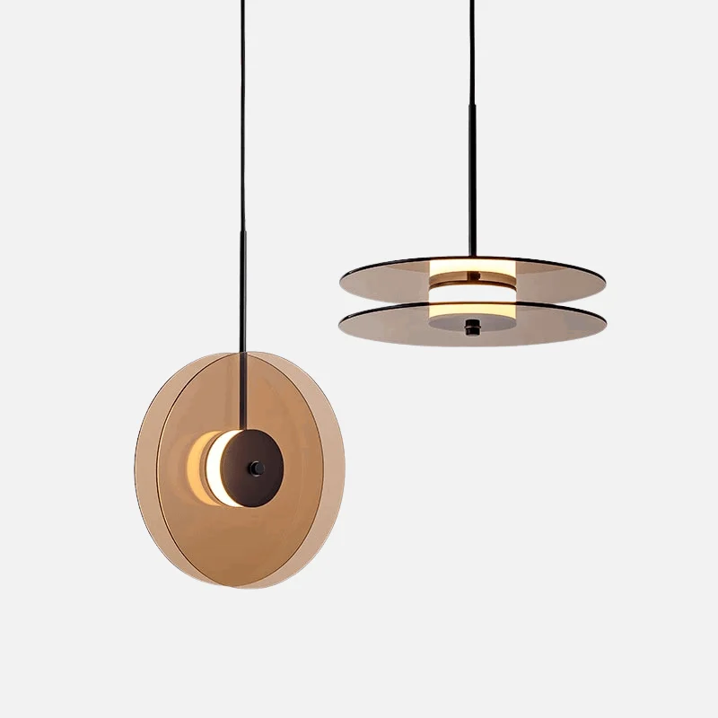 Homeko Glass Disk Pendant Light -