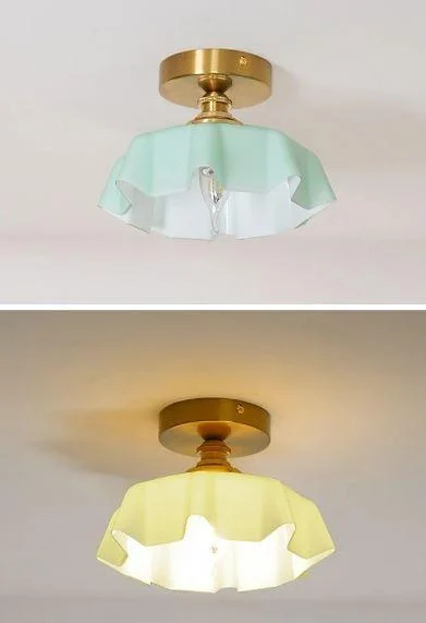 Homeko Glass Floral Pendant Light -