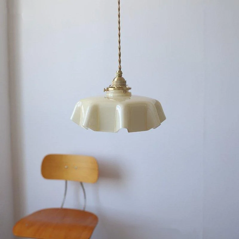 Homeko Glass Floral Pendant Light -