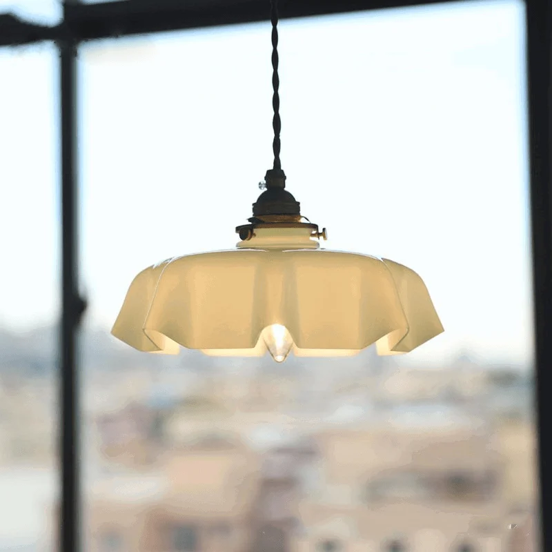 Homeko Glass Floral Pendant Light -