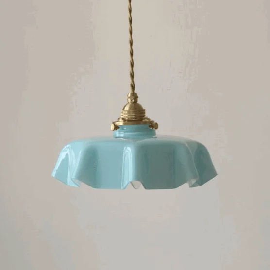 Homeko Glass Floral Pendant Light -