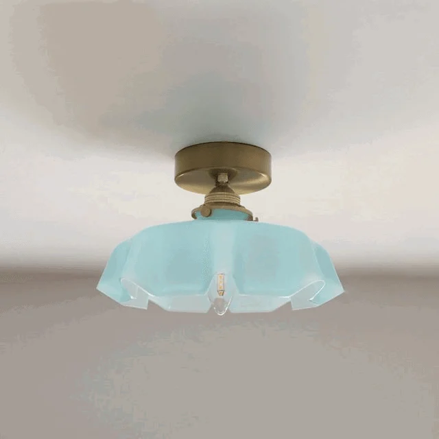 Homeko Glass Floral Pendant Light -