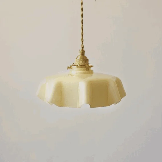 Homeko Glass Floral Pendant Light -