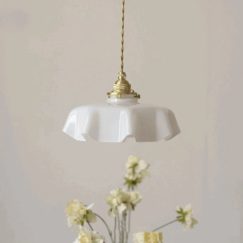 Homeko Glass Floral Pendant Light -