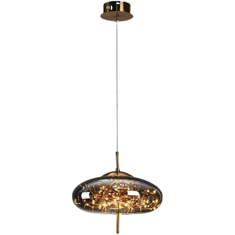 Homeko Glass Globe Sprinkle Pendant Light -