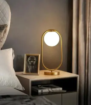 Homeko Glass Globe Table Lamp