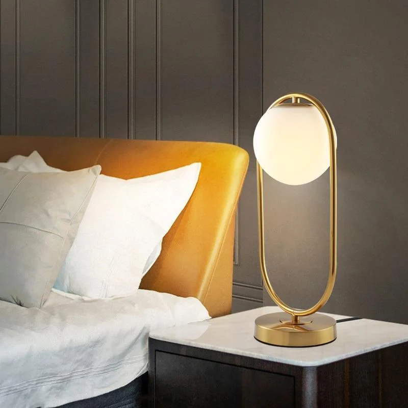 Homeko Glass Globe Table Lamp -