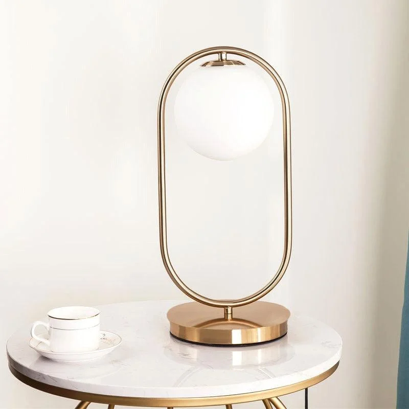 Homeko Glass Globe Table Lamp -