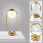 Homeko Glass Globe Table Lamp