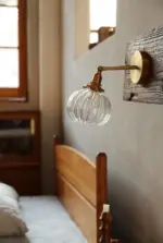 Homeko Glass Globe Wall Lamp