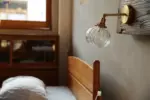 Homeko Glass Globe Wall Lamp
