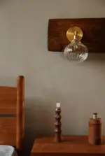 Homeko Glass Globe Wall Lamp