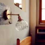 Homeko Glass Globe Wall Lamp