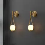 Homeko Glass Globe Wall Light