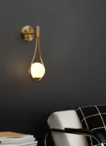 Homeko Glass Globe Wall Light