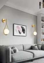 Homeko Glass Globe Wall Light