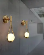 Homeko Glass Globe Wall Light