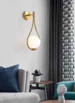 Homeko Glass Globe Wall Light