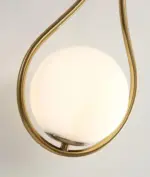 Homeko Glass Globe Wall Light