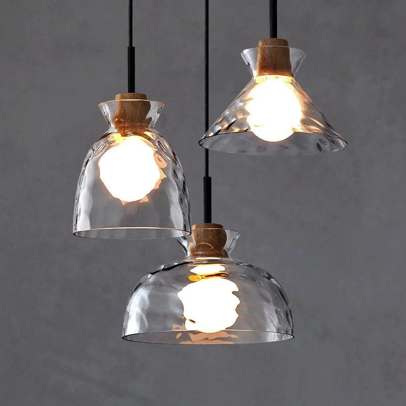 Homeko Glass Lampshade Pendant Lights -