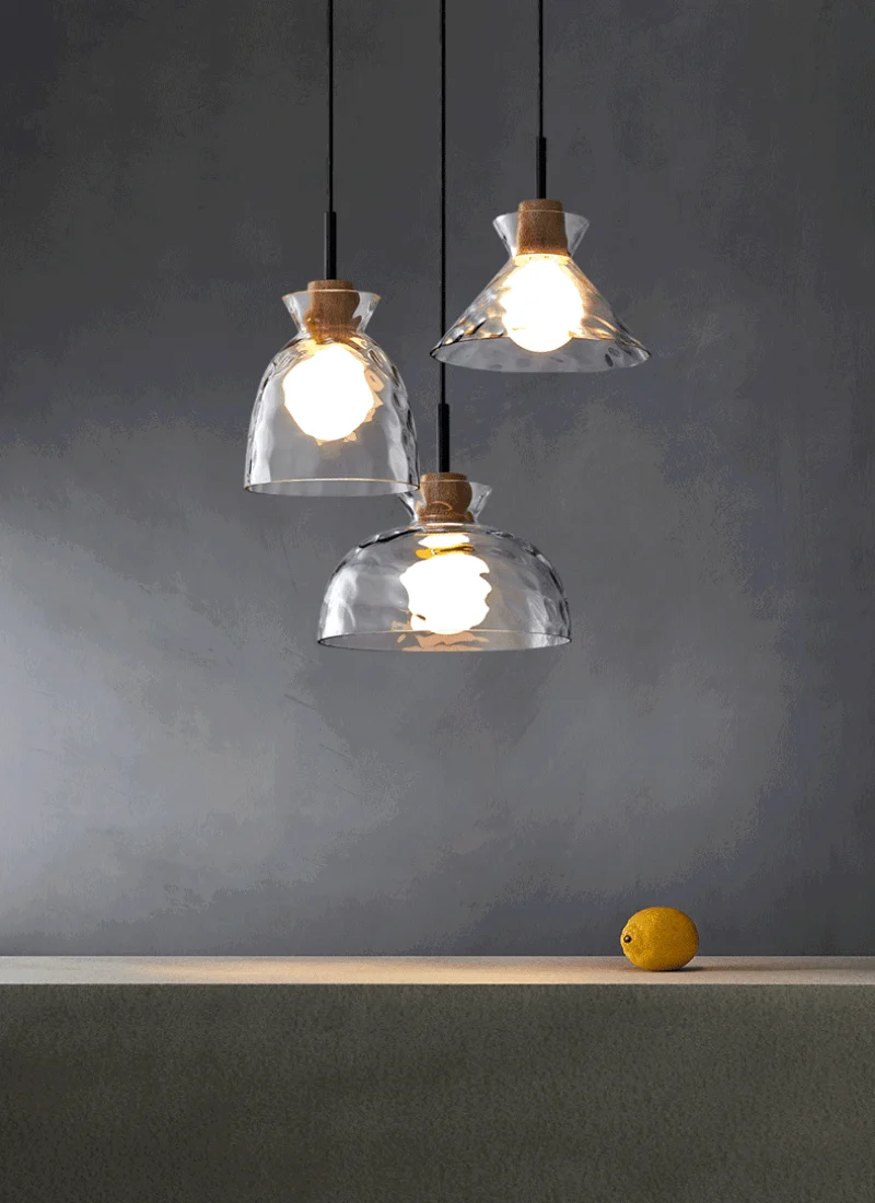 Homeko Glass Lampshade Pendant Lights -