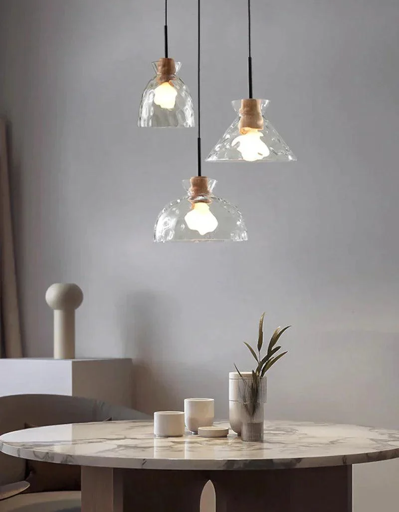 Homeko Glass Lampshade Pendant Lights -