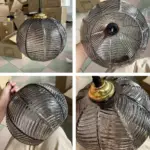 Homeko Glass Patterned Pendant Lights
