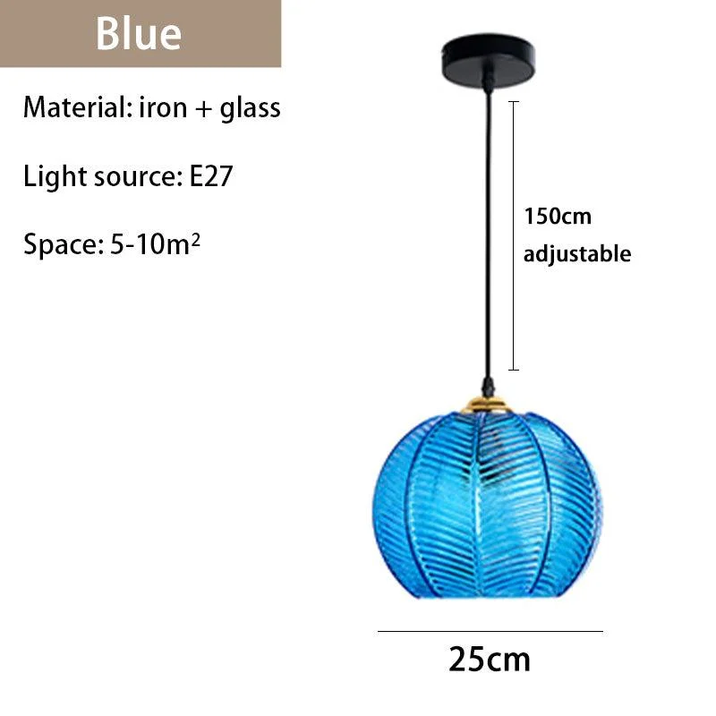 Homeko Glass Patterned Pendant Lights -