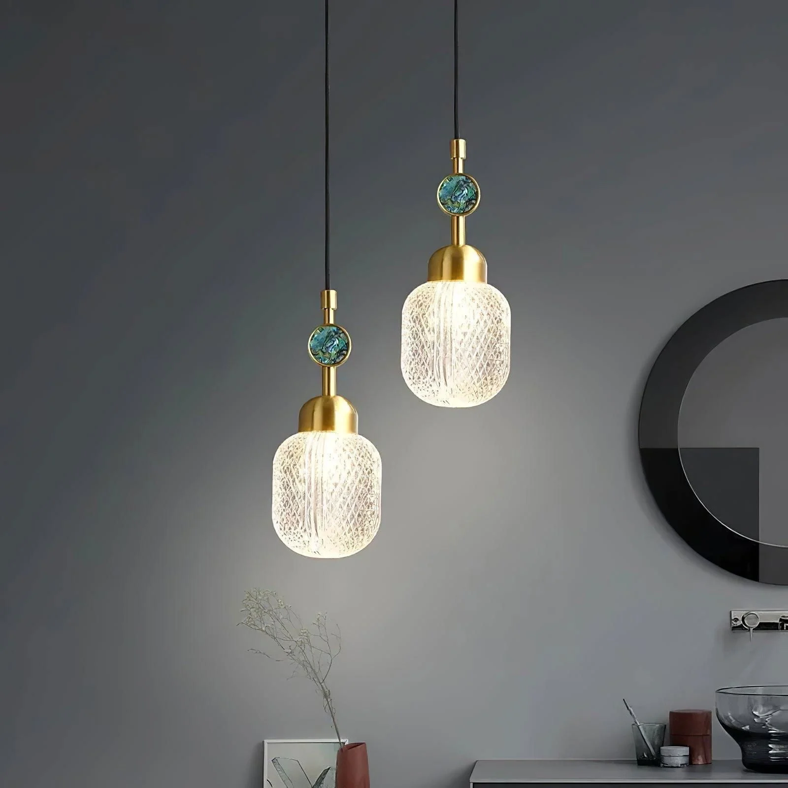 Homeko Glass Pendant Lamp -