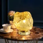 Homeko Glass Rock Table Lamp