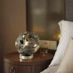Homeko Glass Rock Table Lamp