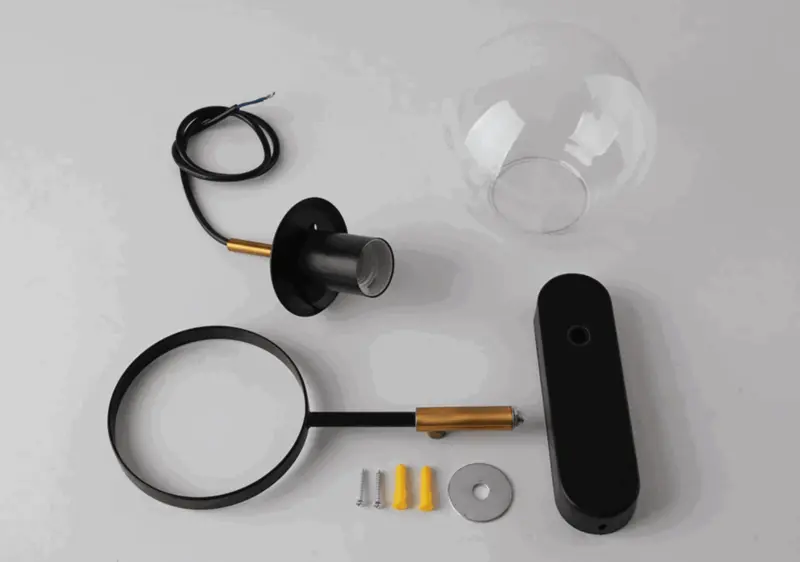 Homeko Glass Sphere LED Wall Lamp