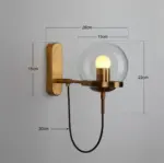 Homeko_Glass_Sphere_LED_Wall_Lamp_-_-4240800 Homeko Glass Sphere LED Wall Lamp