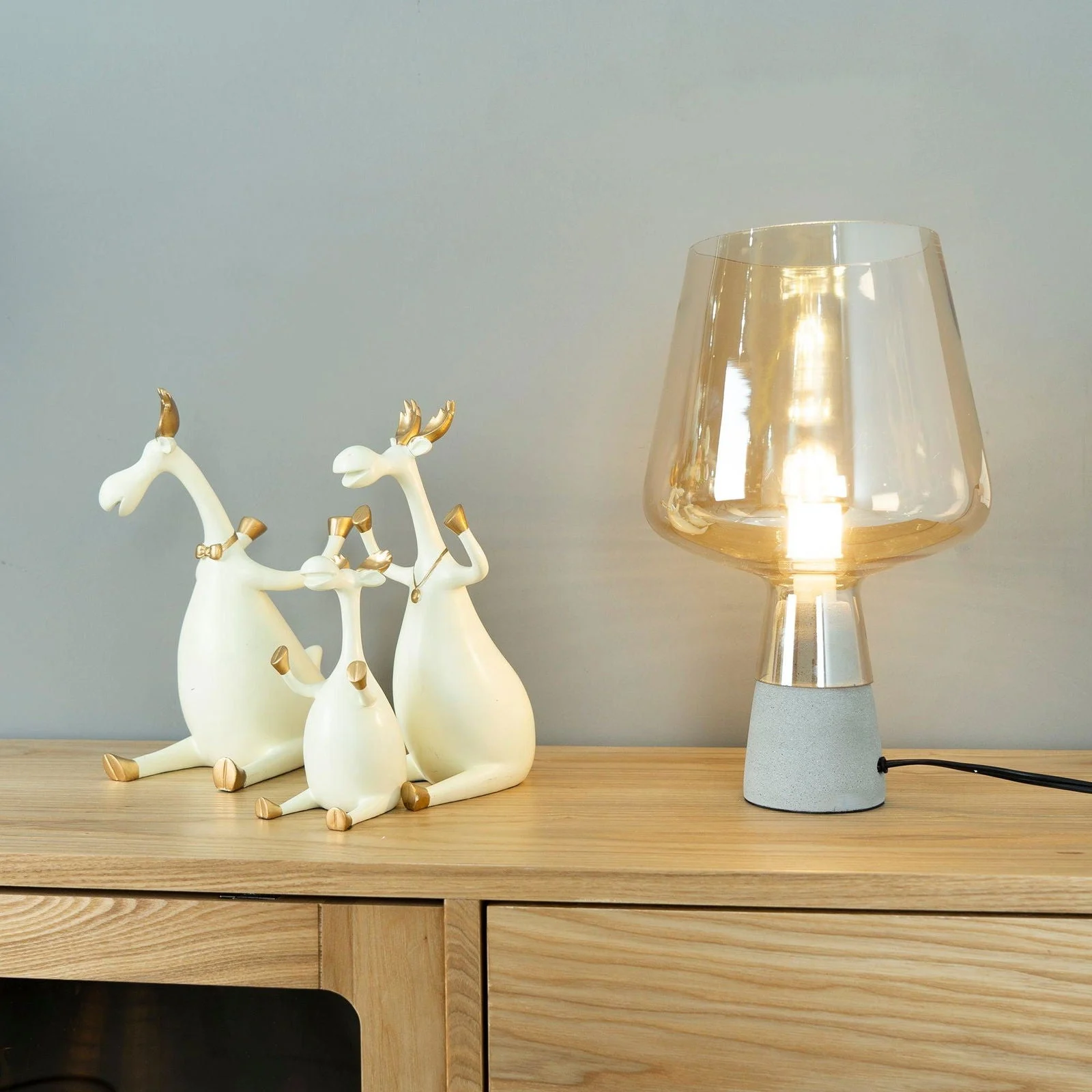 Homeko Glass Table Lamp -