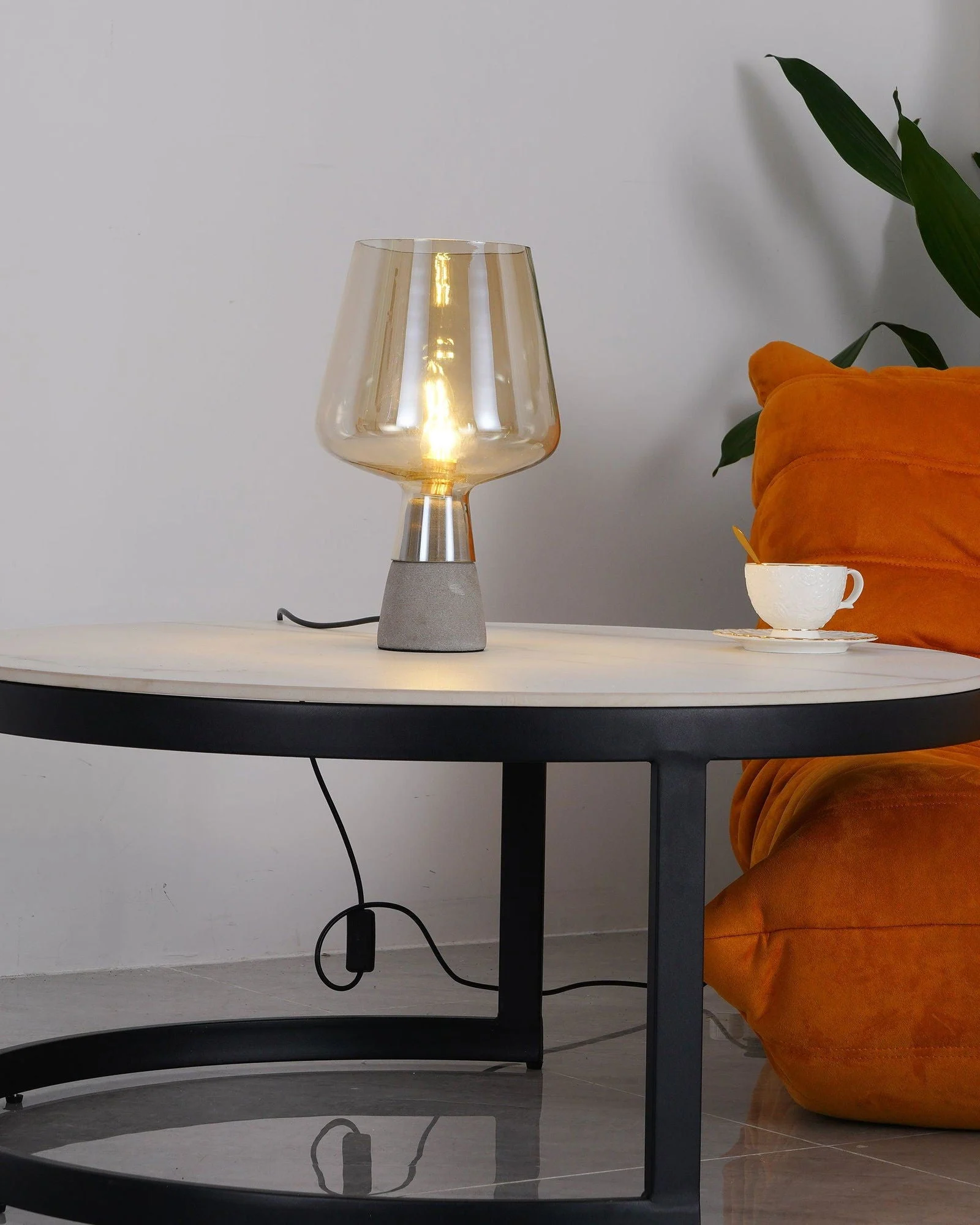 Homeko Glass Table Lamp -