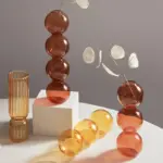 Homeko_Glass_Taper_Candle_Holder_Vase_Collection_-_-4241309 Homeko Glass Taper Candle Holder Vase Collection