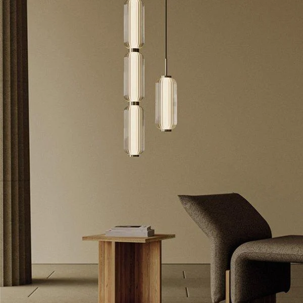 Homeko Glass Tube Pendant Light -