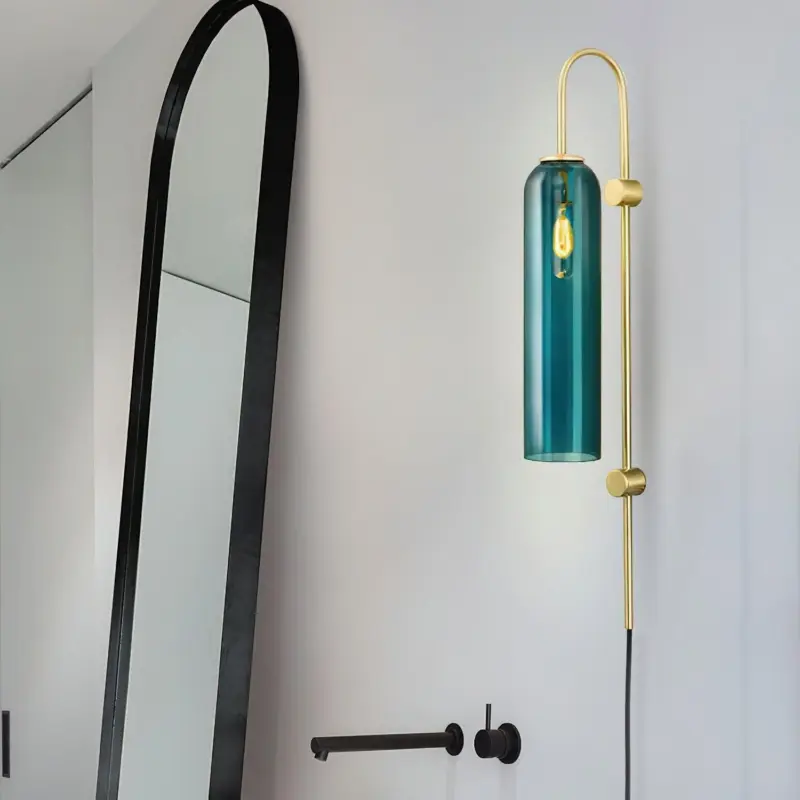 Homeko Glass Wall Lamp Hardwired
