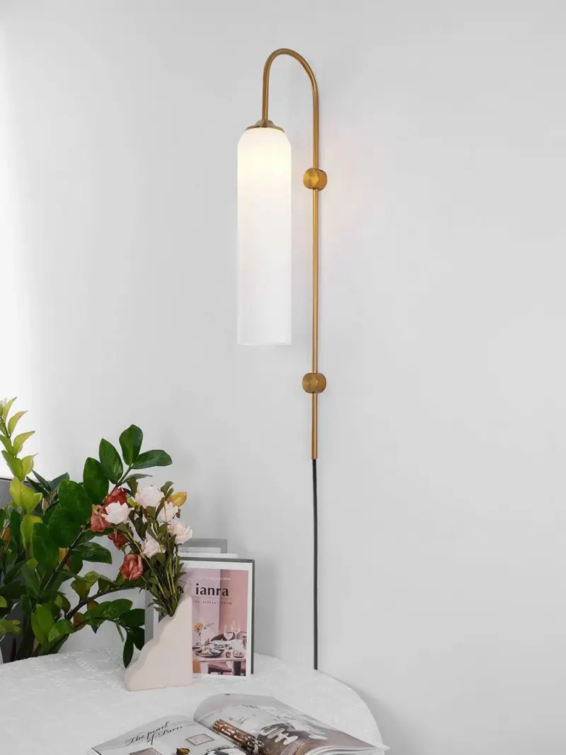 Homeko Glass Wall Lamp Hardwired