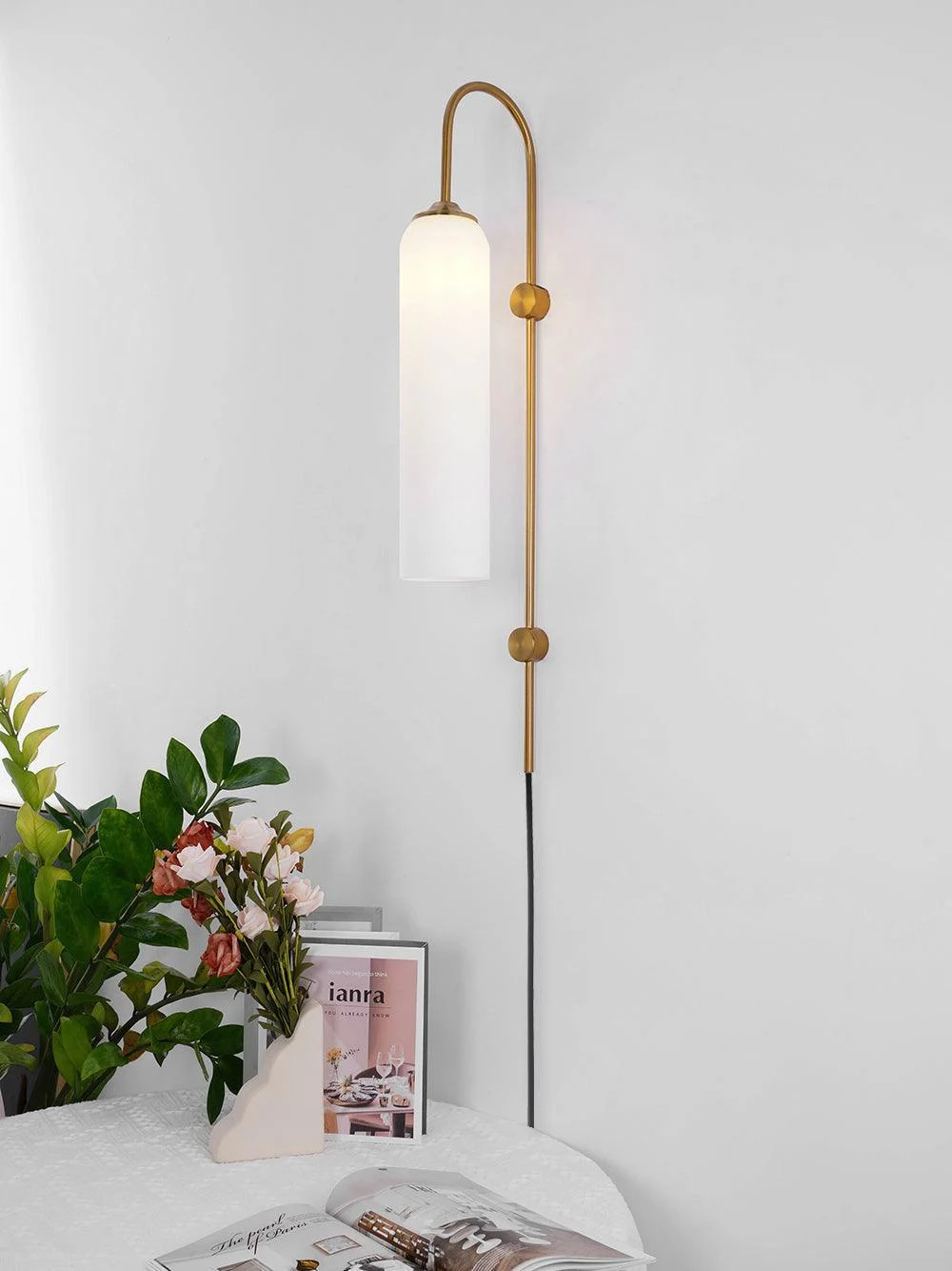 Homeko Glass Wall Lamp - Hardwired -