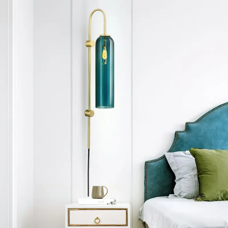Homeko Glass Wall Lamp Hardwired
