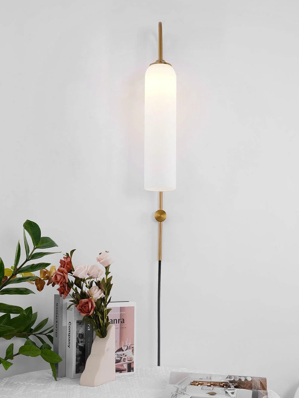 Homeko Glass Wall Lamp - Hardwired -