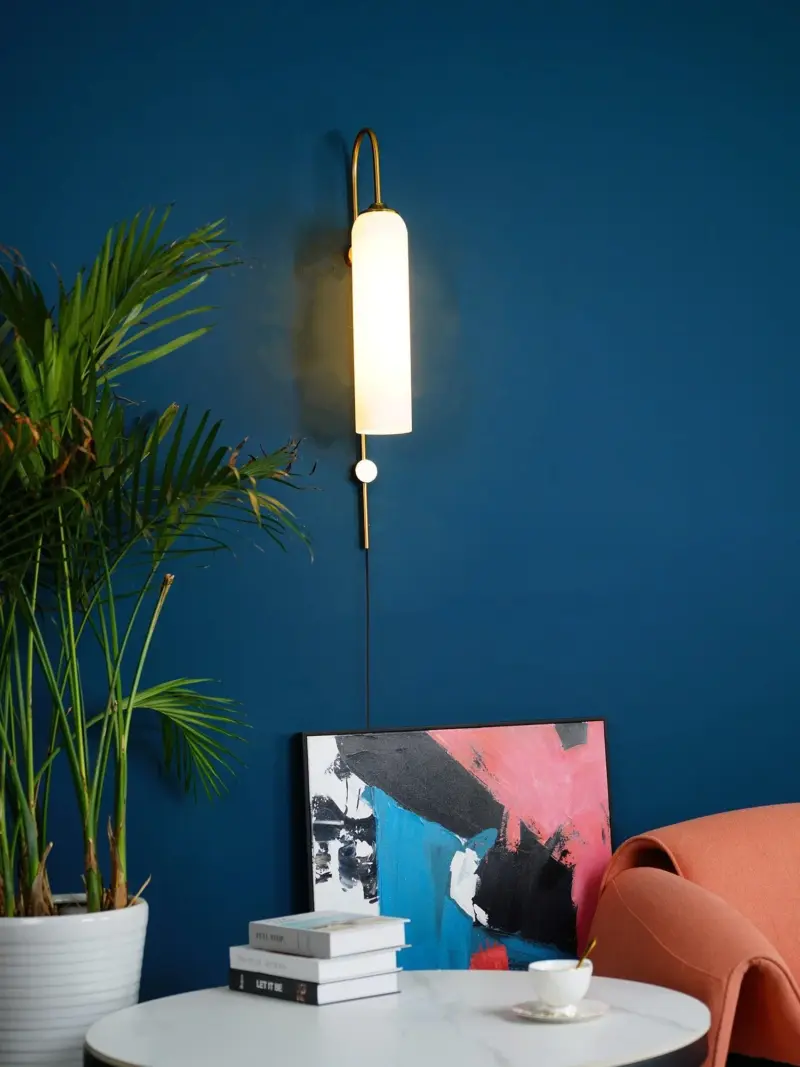 Homeko Glass Wall Lamp Hardwired