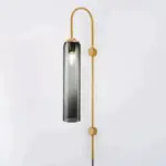 Homeko Glass Wall Lamp Hardwired