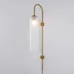 Homeko Glass Wall Lamp Hardwired