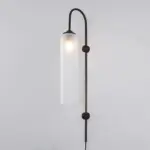 Homeko Glass Wall Lamp Hardwired