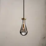 Homeko Glass Water Drop Shape Pendant Light