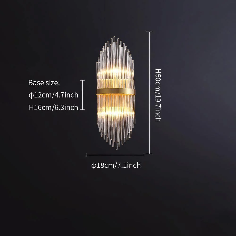 Homeko Gold Wall Lamp -